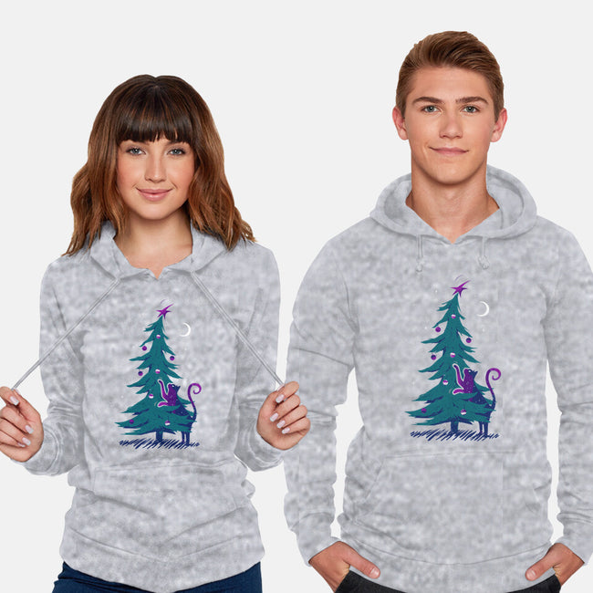 Kitty Tree Love-unisex pullover sweatshirt-katiestack.art