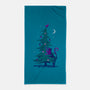 Kitty Tree Love-none beach towel-katiestack.art