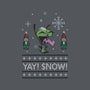 Yay! Snow!-none glossy sticker-katiestack.art