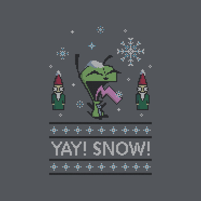 Yay! Snow!-unisex basic tee-katiestack.art