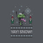 Yay! Snow!-none adjustable tote-katiestack.art