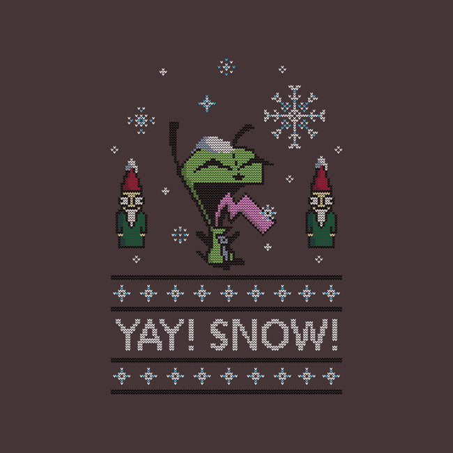 Yay! Snow!-none basic tote-katiestack.art