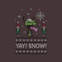 Yay! Snow!-unisex kitchen apron-katiestack.art