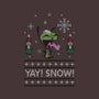Yay! Snow!-none glossy sticker-katiestack.art