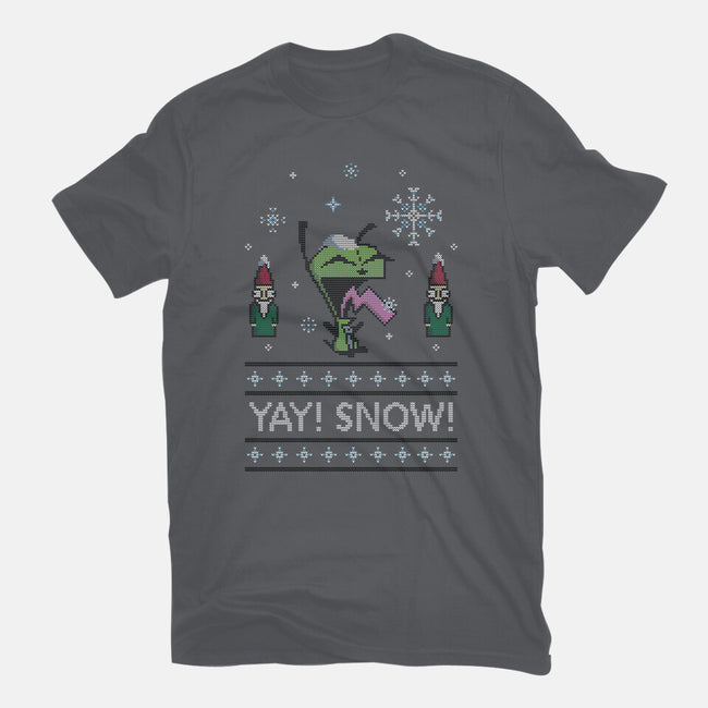 Yay! Snow!-mens heavyweight tee-katiestack.art