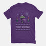 Yay! Snow!-womens fitted tee-katiestack.art