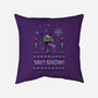 Yay! Snow!-none removable cover w insert throw pillow-katiestack.art