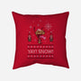 Yay! Snow!-none removable cover throw pillow-katiestack.art