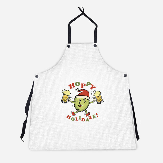 Hoppy Holidaze-unisex kitchen apron-hbdesign