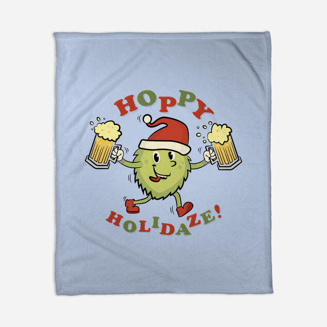 Hoppy Holidaze-none fleece blanket-hbdesign