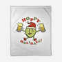 Hoppy Holidaze-none fleece blanket-hbdesign