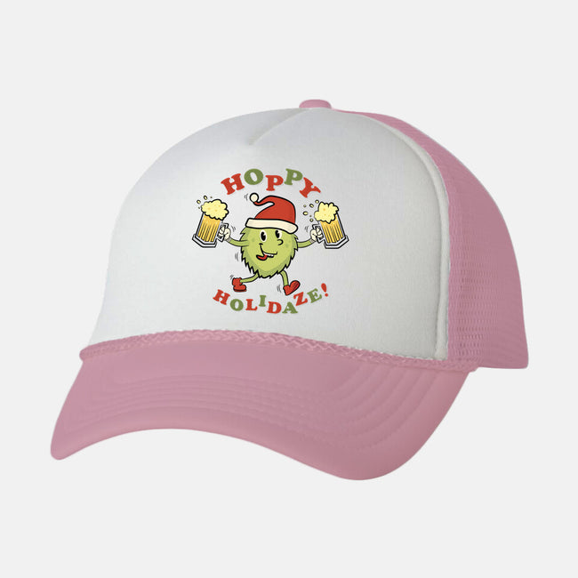 Hoppy Holidaze-unisex trucker hat-hbdesign