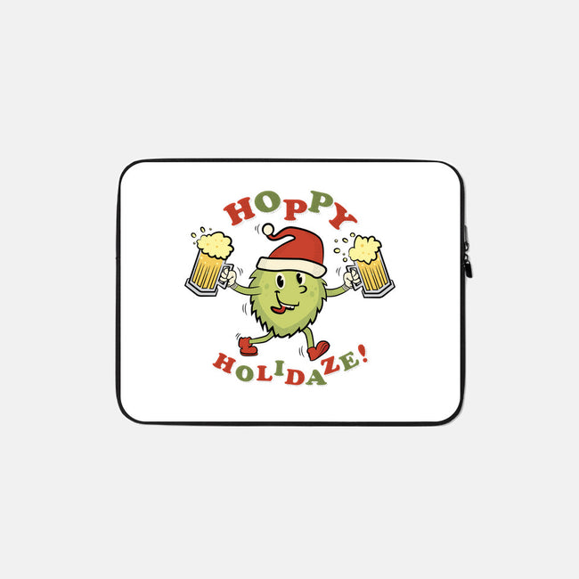 Hoppy Holidaze-none zippered laptop sleeve-hbdesign