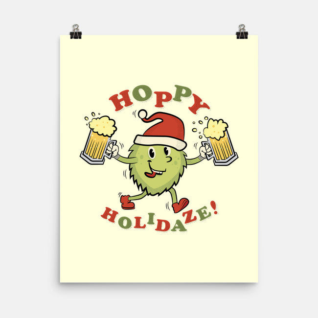 Hoppy Holidaze-none matte poster-hbdesign