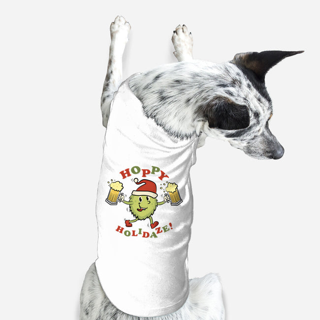 Hoppy Holidaze-dog basic pet tank-hbdesign