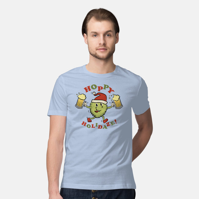 Hoppy Holidaze-mens premium tee-hbdesign