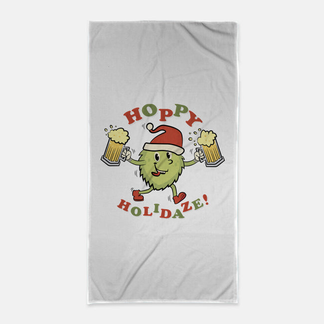 Hoppy Holidaze-none beach towel-hbdesign