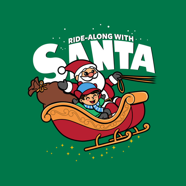 Ride-Along With Santa-none removable cover w insert throw pillow-Boggs Nicolas