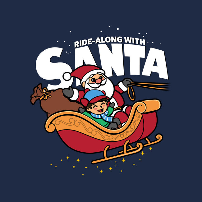 Ride-Along With Santa-none removable cover throw pillow-Boggs Nicolas