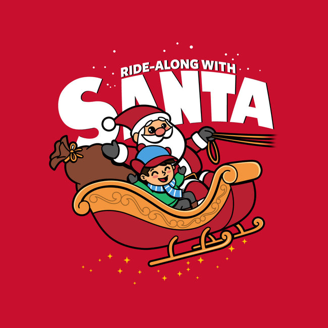 Ride-Along With Santa-womens off shoulder sweatshirt-Boggs Nicolas