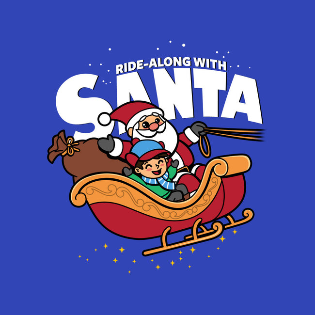 Ride-Along With Santa-youth basic tee-Boggs Nicolas