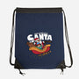 Ride-Along With Santa-none drawstring bag-Boggs Nicolas