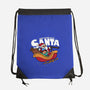 Ride-Along With Santa-none drawstring bag-Boggs Nicolas