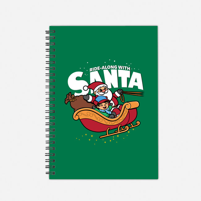 Ride-Along With Santa-none dot grid notebook-Boggs Nicolas