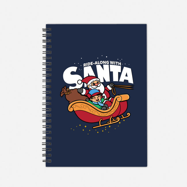 Ride-Along With Santa-none dot grid notebook-Boggs Nicolas