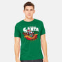 Ride-Along With Santa-mens heavyweight tee-Boggs Nicolas