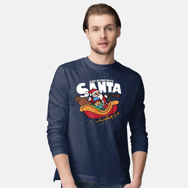 Ride-Along With Santa-mens long sleeved tee-Boggs Nicolas