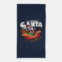 Ride-Along With Santa-none beach towel-Boggs Nicolas