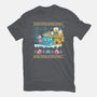 Slimes X-Mas-womens fitted tee-Sketchdemao