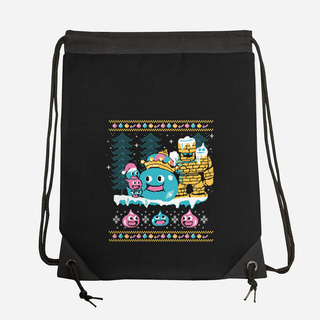 Slimes X-Mas-none drawstring bag-Sketchdemao