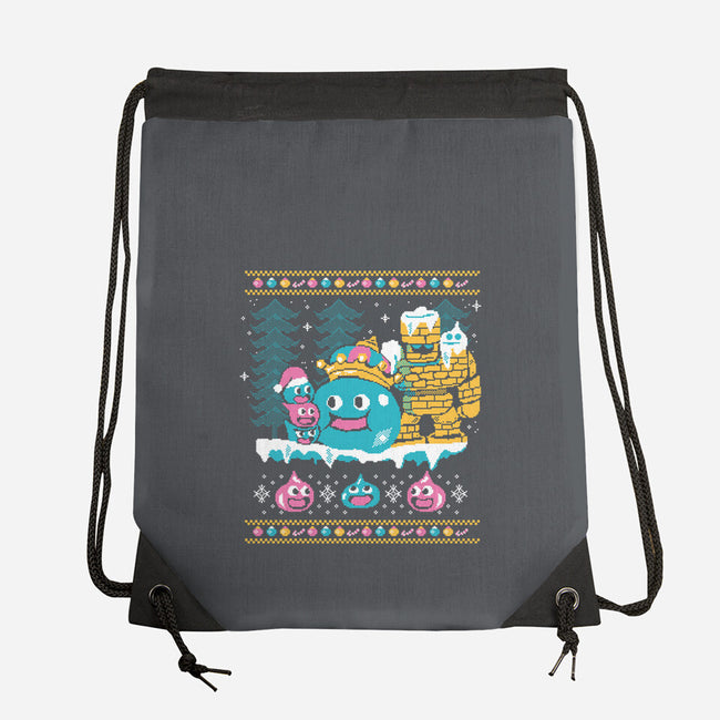 Slimes X-Mas-none drawstring bag-Sketchdemao