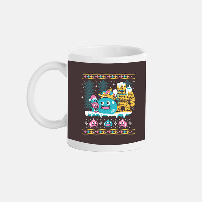 Slimes X-Mas-none glossy mug-Sketchdemao