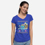 Slimes X-Mas-womens v-neck tee-Sketchdemao