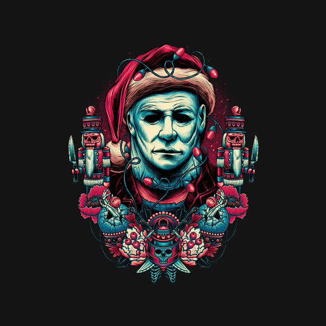 Holidays At Haddonfield-none removable cover w insert throw pillow-glitchygorilla