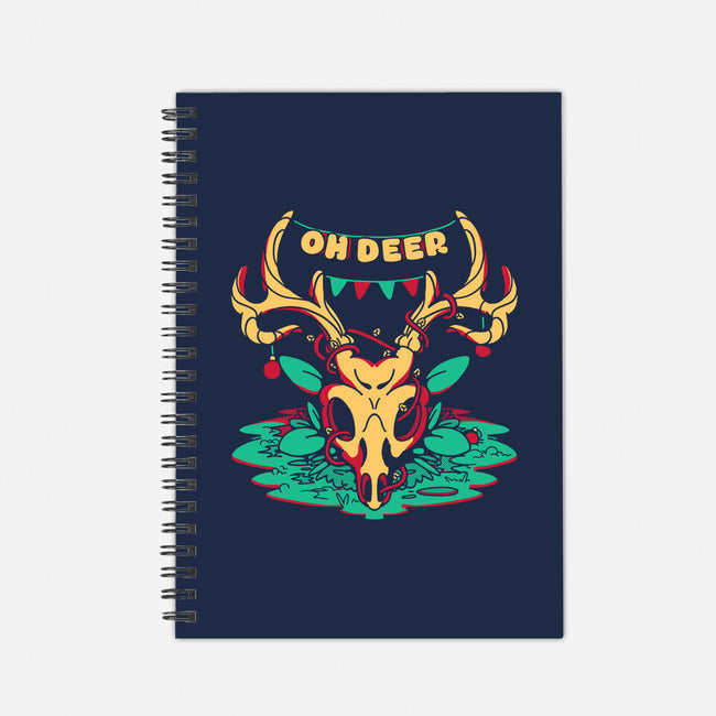 Oh Deer-none dot grid notebook-estudiofitas