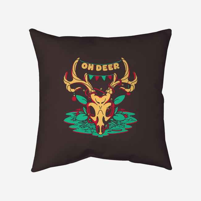 Oh Deer-none removable cover w insert throw pillow-estudiofitas