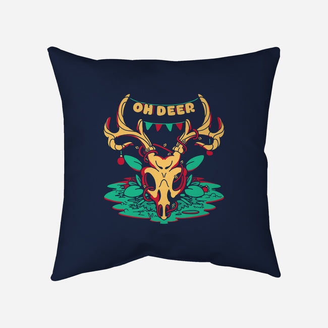 Oh Deer-none removable cover w insert throw pillow-estudiofitas