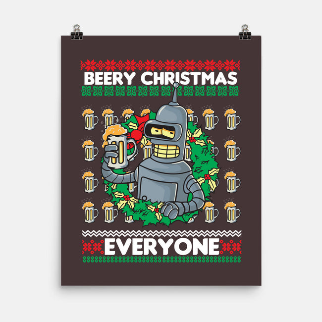 Beery Holidays-none matte poster-turborat14