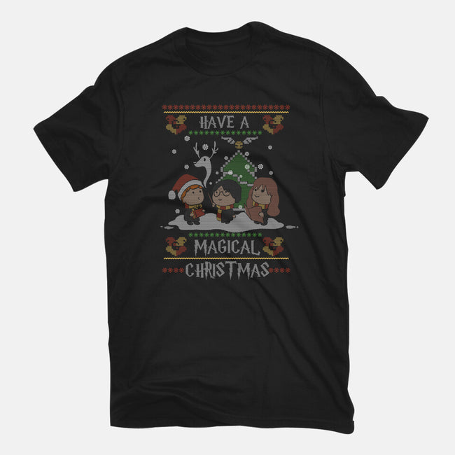 Magical Christmas-unisex basic tee-fanfabio