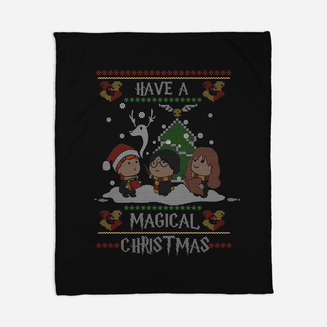 Magical Christmas-none fleece blanket-fanfabio
