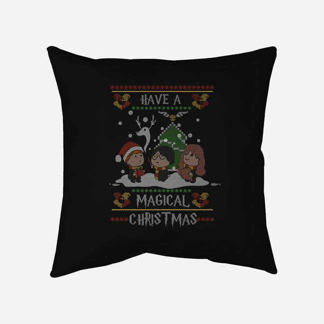 Magical Christmas-none removable cover throw pillow-fanfabio
