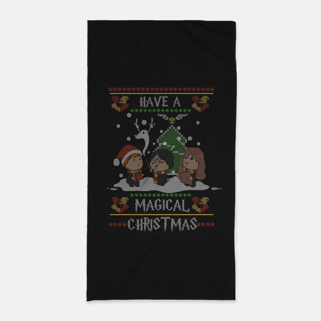 Magical Christmas-none beach towel-fanfabio