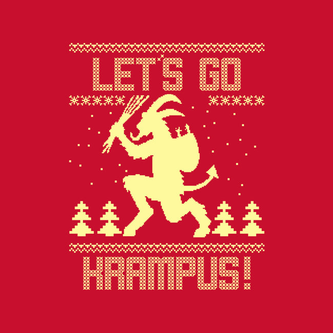 Let's Go Krampus!-none glossy sticker-Boggs Nicolas