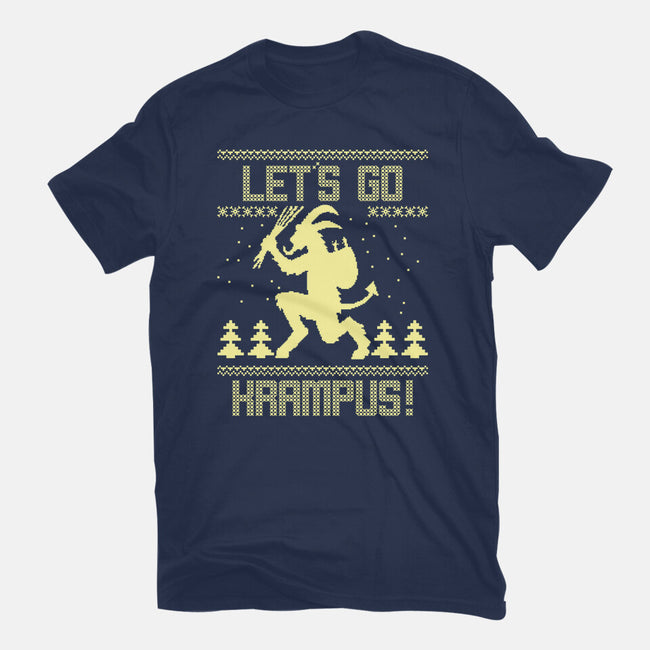 Let's Go Krampus!-mens heavyweight tee-Boggs Nicolas