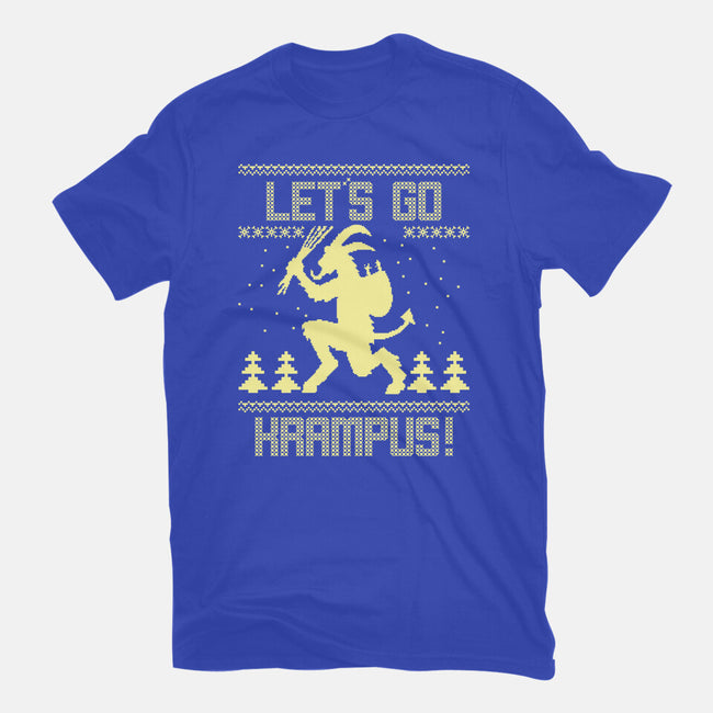 Let's Go Krampus!-mens premium tee-Boggs Nicolas