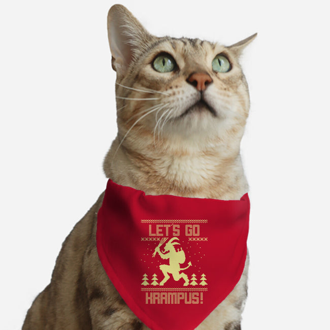 Let's Go Krampus!-cat adjustable pet collar-Boggs Nicolas